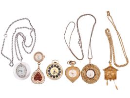 WINTON GENOVIT DE LUXE PENDANT AND POCKET WATCHES