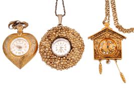 WINTON GENOVIT DE LUXE PENDANT AND POCKET WATCHES