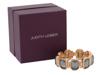 JUDITH LEIBER MAMA GEM GOLD PLATED LINK BRACELET PIC-0