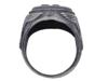 WWII NAZI GERMAN WAFFEN SS OFFICER SILVER RING PIC-3