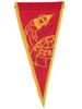 VINTAGE SOVIET SPACE PENNANT SIGNED GAGARIN AND OTHERS PIC-0