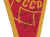 VINTAGE SOVIET SPACE PENNANT SIGNED GAGARIN AND OTHERS PIC-3