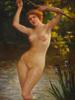 NUDE PORTRAIT OIL PAINTING AFTER CHARLE A LENOIR PIC-1