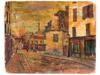 PARIS VIEW OIL PAINTING AFTER MAURICE UTRILLO PIC-0