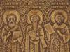 RUSSIAN ORTHODOX THREE HOLY HIERARCHS BRONZE ICON PIC-5