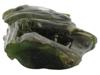 ANTIQUE CHINESE CARVED SPINACH JADE BIRD FIGURINE PIC-6