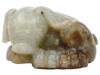 ANTIQUE CHINESE PIG HAND CARVED JADE AMULET FIGURE PIC-2