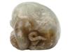 ANTIQUE CHINESE PIG HAND CARVED JADE AMULET FIGURE PIC-3