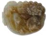 ANTIQUE CHINESE PIG HAND CARVED JADE AMULET FIGURE PIC-7