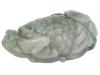 ANTIQUE CHINESE FROG HAND CARVED JADE AMULET FIGURE PIC-1