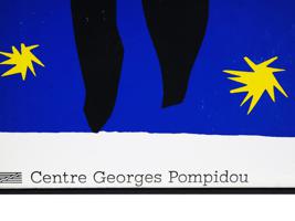 1985 HENRI MATISSE CENTRE POMPIDOU EXHIBITION POSTER