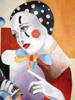 ELLI MILAN OIL ON CANVAS HARLEQUIN PAINTING 1998 PIC-4