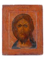 ANTIQUE RUSSIAN ORTHODOX SAVIOR JESUS CHRIST ICON