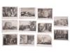 COLLECTION OF ANTIQUE HISTORY ARCHITECTURE LITHOGRAPHS PIC-1