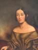 AMERICAN FEMALE PORTRAIT PAINTING BY P.P. LAWSON PIC-1