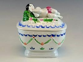 19TH C IMPERIAL RUSSIAN PORCELAIN BOX BY KUZNETSOV