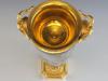 19TH C FRENCH SEVRES PORCELAIN GILT BRONZE URN PIC-5