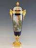 19TH C FRENCH SEVRES PORCELAIN GILT BRONZE URN PIC-3