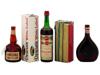 COLLECTION OF ALCOHOL DRINKS IN VINTAGE BOTTLES PIC-1