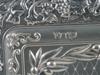 JUDAICA STERLING SILVER BAS RELIEF CHALLAH BOARD PIC-2