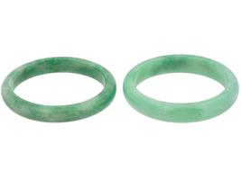 CHINESE HAND CARVED JADE BANGLE BRACELETS AMULETS