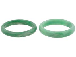 CHINESE HAND CARVED JADE BANGLE BRACELETS AMULETS