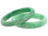 CHINESE HAND CARVED JADE BANGLE BRACELETS AMULETS PIC-1