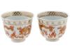 ANTIQUE CHINESE REPUBLIC PERIOD DRAGON PORCELAIN CUPS PIC-0