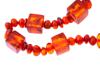 VINTAGE BALTIC NATURAL AMBER BEAD NECKLACE PIC-1