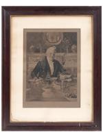 ANTIQUE BRITISH ETCHING AFTER WALTER DENDY SADLER