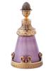 RUSSIAN 84 SILVER ENAMEL DIAMONDS PERFUME BOTTLE PIC-2