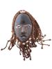 AFRICAN DAN PEOPLE MANDE CARVED WOOD TRIBAL MASK PIC-2