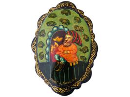 VINTAGE RUSSIAN MSTERA LACQUER WOODEN TRINKET BOXES