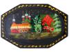 VINTAGE RUSSIAN MSTERA LACQUER WOODEN TRINKET BOXES PIC-7