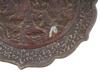 ANTIQUE CHINESE QING CARVED CINNABAR ON TIN PLATE PIC-5
