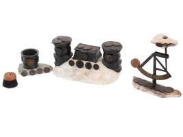 MID CENT BRONZE MARBLE COINS LETTER WRITING SET