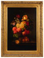 FLEMISH SCHOOL STILL LIFE OIL PAINTING BY M. CHOLODER