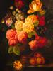FLEMISH SCHOOL STILL LIFE OIL PAINTING BY M. CHOLODER PIC-1