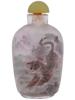 ANTIQUE CHINESE REVERSE PAINTED GLASS SNUFF BOTTLE PIC-3