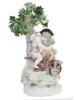 ANTIQUE GERMAN MEISSEN PORCELAIN GROUP W CHERUBS PIC-1