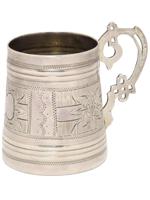 ANTIQUE 19TH C RUSSIAN 84 SILVER MINIATURE TANKARD