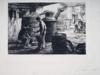 ANTIQUE FRENCH ETCHING BY LEON AUGUSTIN LHERMITTE PIC-1