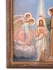 FRAMED ORTHODOX ICON PAINTING BAPTISM OF CHRIST PIC-2