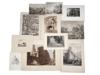 COLLECTION OF ANTIQUE ENGRAVINGS AND ETCHINGS PIC-0