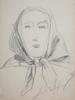 1914 PORTRAIT PENCIL DRAWING BY LISA HOROWITZ PIC-1