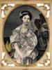 ANTIQUE PORTRAIT TAPESTRY PICTURES AFTER GREUZE PIC-1