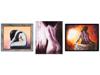 THREE AMERICAN NUDE PORTRAIT PAINTINGS BY H. PRATT PIC-0