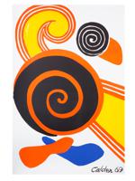 AMERICAN COLOR LITHOGRAPH SPIRALS BY ALEXANDER CALDER