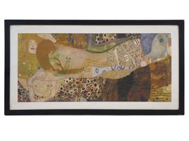 WATER SERPENTS CANVAS PRINT AFTER GUSTAV KLIMT