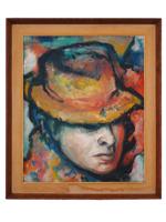 JOHN PRAMAGGIORE AMERICAN EXPRESSIONIST OIL PAINTING